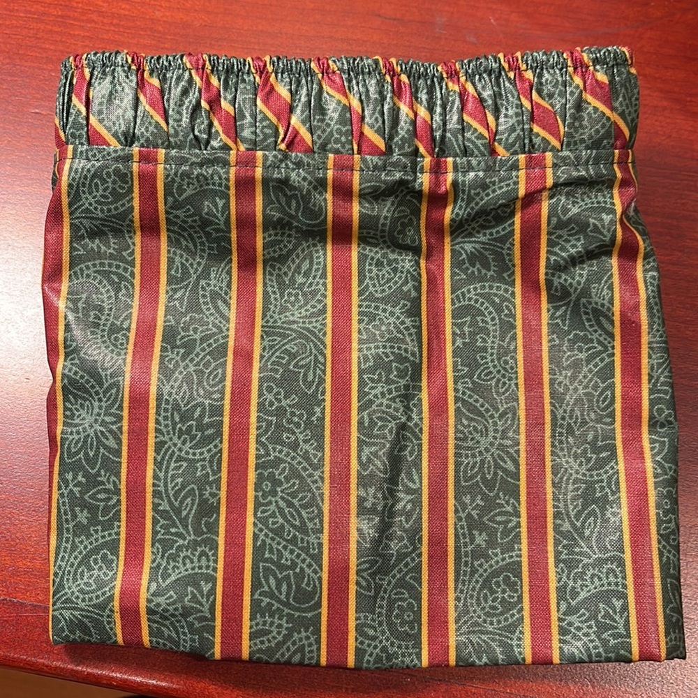 🆕 Longaberger New Serving Basket fabric liner lmperial Stripe - NWT #215398